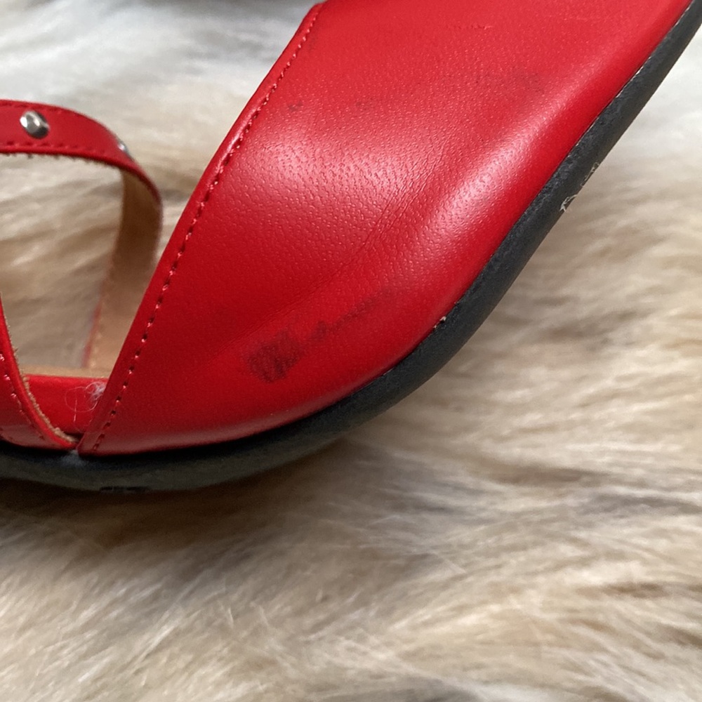 Christian Siriano red heels size 8 - Picture 11 of 16